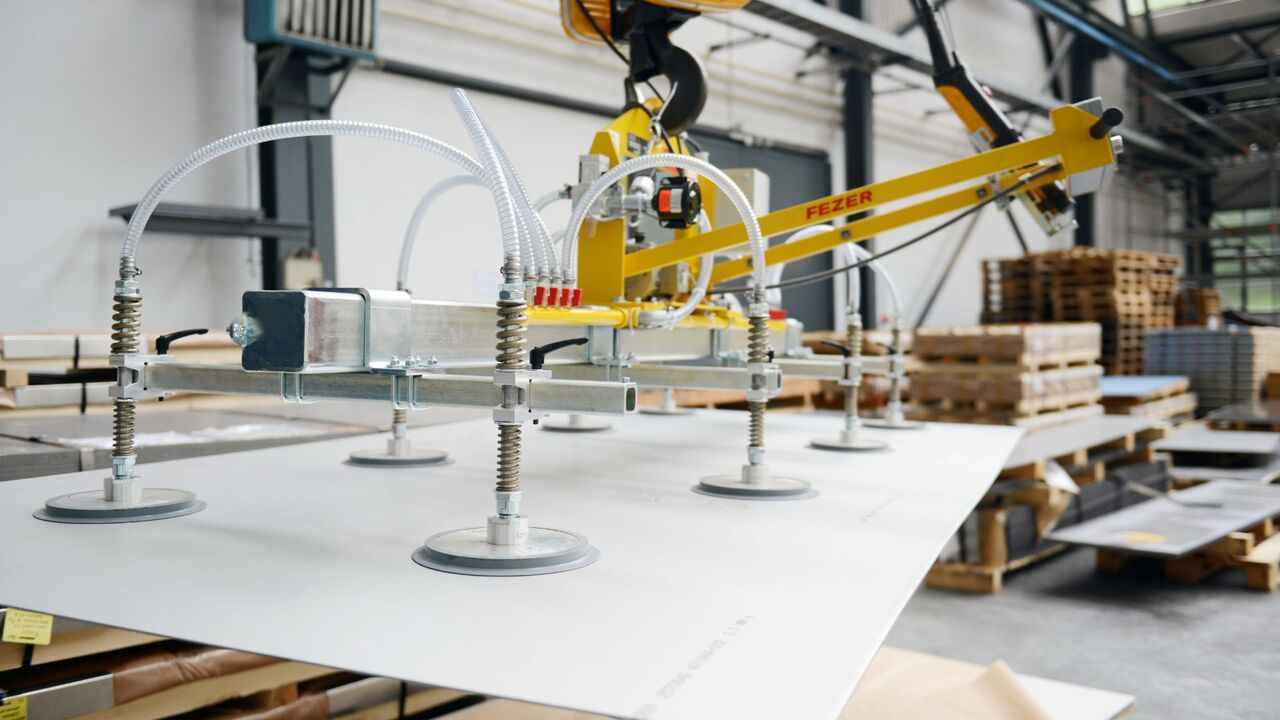 Leichtlauf Kranprofil aus Aluminium ein Einsatz